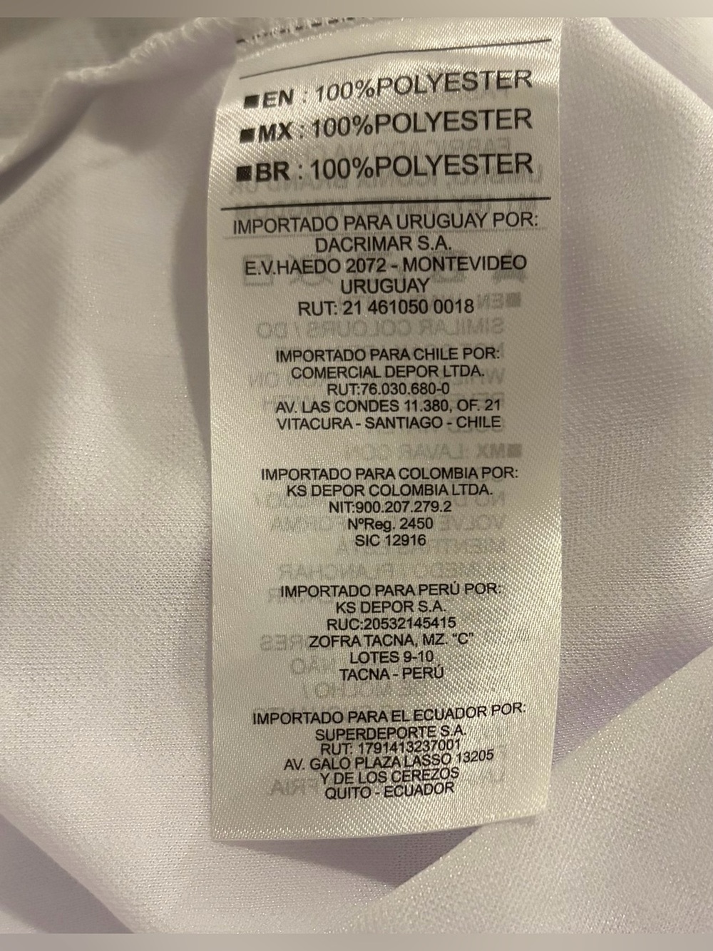 Umbro Authentic Club Nacional De Football Uruguay 2021 Jersey Men’s Sz: Small - Picture 7 of 8